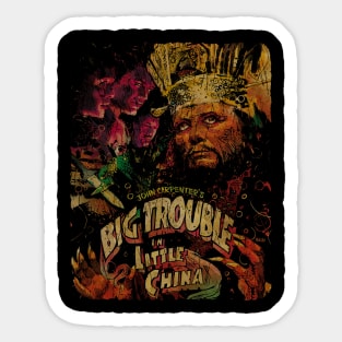 LO PAN BIG TROUBLE IN LITTLE CHINA Sticker